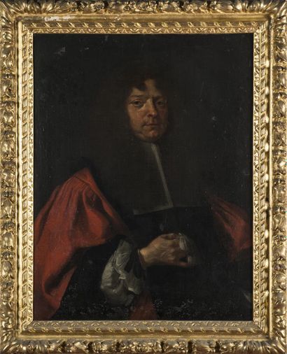 null Pierre-Mathieu OGIER (Lyon 16...-1709)
Portait de Claude CACHET, Comte de GARNERANS...