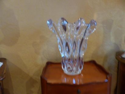 null vase en cristal H: 30cm