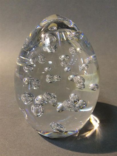 null Boule de sulfure en cristal à bulles
H : 11 cm