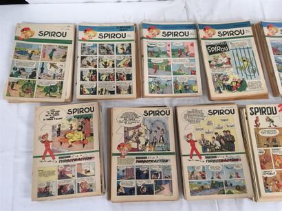 null Le JOURNAL de SPIROU 1951 à 1954 et un hors date et un année 56