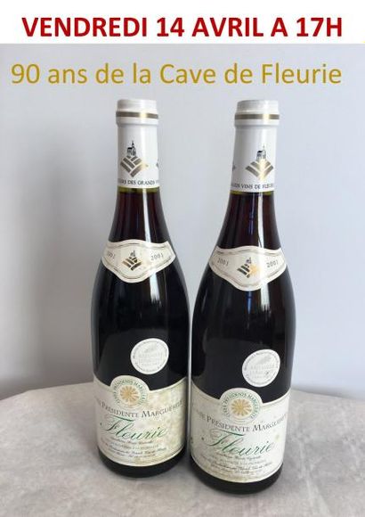 null Vente aux enchères de vin de Fleurie dans le cadre de l'anniversaire de la Cave...