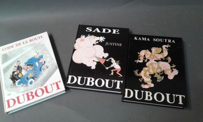 null DUBOUT lot de trois livres dont Code de la Route, Sade et Kama SOutra