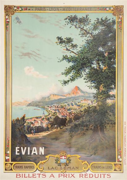 null DE GAUVAIN (XX ème)
Evian - Lac Léman - Trains rapides et de luxe.
Imprimerie...