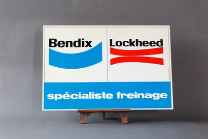 null BENDIX/ LOCKHEED, Plaque publicitaire en plastique.
60 x 40 cm
