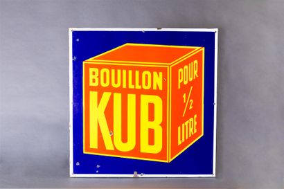 null KUB ROUGE Plaque émaillée Bouillon
100 x 100 cm

