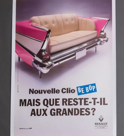 null Affiche RENAULT CLIO BE-BOP, canapé
170 x 120 cm