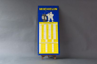 null MICHELIN UTILITAIRE, tableau de gonflage 
82 x 34 cm
