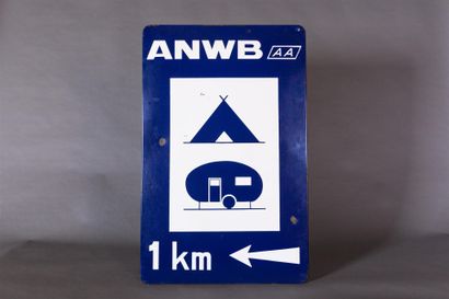 null ANWB, Panneau camping émaillé, Club Belge
95 x 61 cm