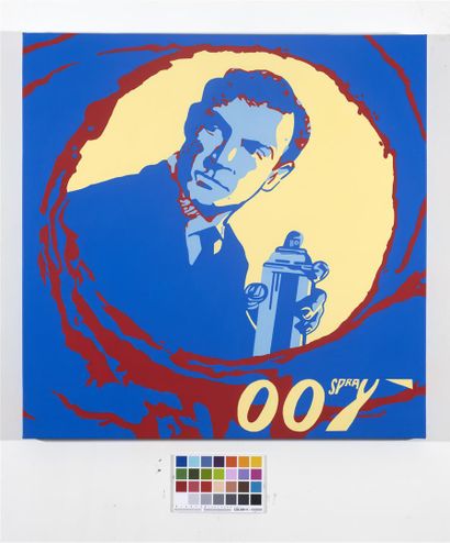 null AZOTE (1986)
James Bond
Acrylique sur toile
80 x 80 cm
