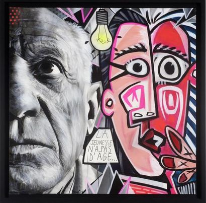 null Fabrice PRENAT (1982)
Picasso avec cadre
Acrylique sur toile
100 x 100 cm
