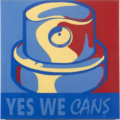 null AZOTE (1986)
Yes we can
Acrylique sur toile
80 x 80 cm