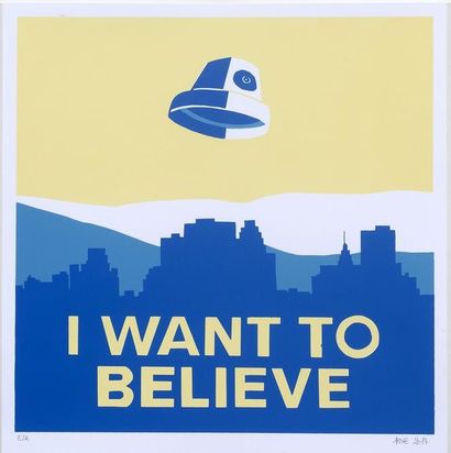 null AZOTE (1986)
I want to believe
Sérigraphie
57 x 57 cm