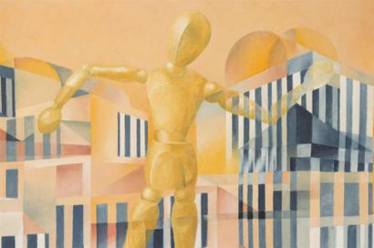 null Jean Pierre HELLE (1944 Genève-2015), mannequin
Huile sur toile
65 x 93 cm
Provenance...