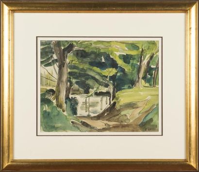 null Emile Othon FRIEZ (1879-1949)
Paysage
Aquarelle sur papier
33 x 41 cm
Joint...