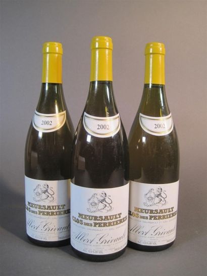 null 3 B MEURSAULT CLOS DES PERRIÈRES (1er Cru) e.t.h. légères Albert Grivault 2...