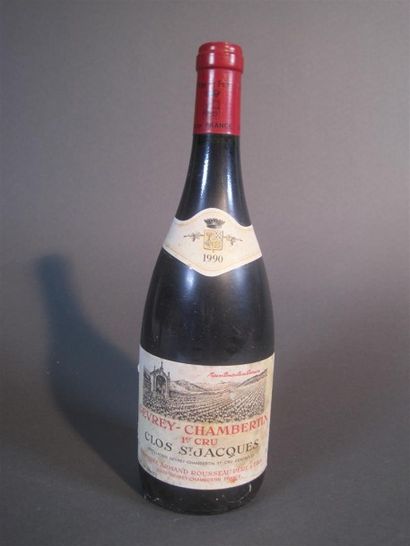 null 1 B GEVREY CHAMBERTIN CLOS ST JACQUES (1er Cru) e.t.h. à e.l.a; clm.s. Armand...