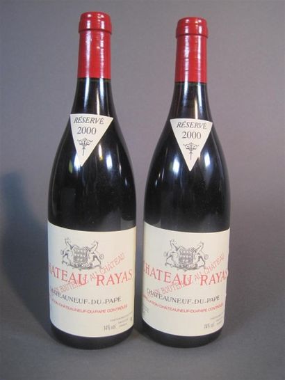 null 2 B CHATEAUNEUF DU PAPE Rouge Château Rayas 2000

TVA récupérable pour les personnes...