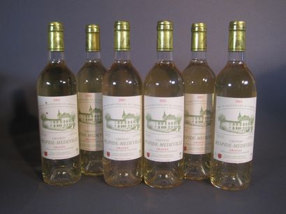 null 6 B CHÂTEAU RESPIDE-MEDEVILLE Blanc Graves 2001