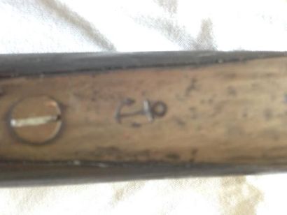 null Pique d'abordage, en bois noirci, marquage sur le fer
France modèle 1833
H ;...