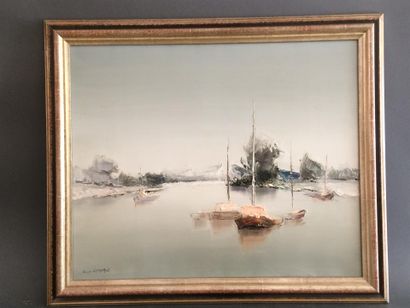 null Louis LAMARQUE
La riviere d'Auray
Huile sur toile
61 x 50 cm