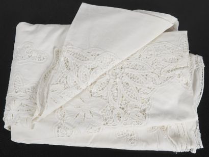 null Drap broderie anglaise