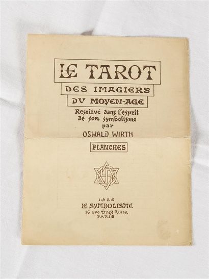 null Oswald WIRTH Imagier du moyen-âge, gravures en couleur, 1926 édition le symbolisme,...
