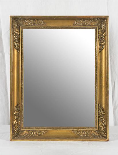 null Miroir rectangulaire de style Restauration 
50 x 40 cm