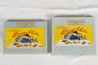 null Edition Sigillos deux boîte de tampons scolaires La Corse et la montagne