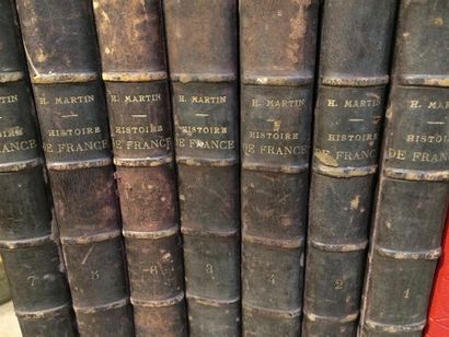 null Henri MARTIN 
Histoire de France illustrée 
7 volumes