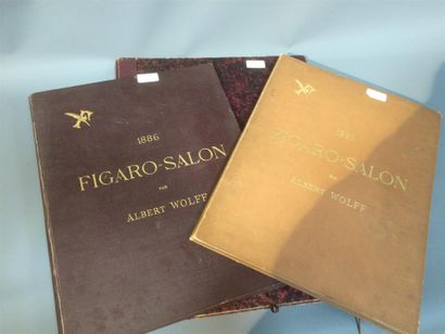 null Le salon du Figaro trois volumes bien reliés 