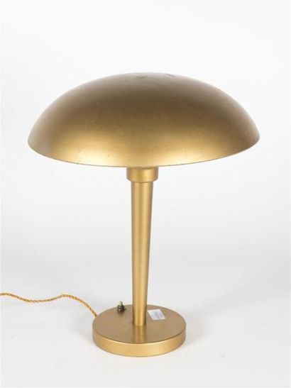 null Jean PERZEL ( 1892- 1986) pour Claude Lumière.
 Lampe de bureau piètement tubulaire...