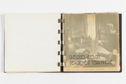 null BRANDT Edgar (1880-1960)
 Catalogue d'époque relié à spirale en métal chromé.
Couverture...