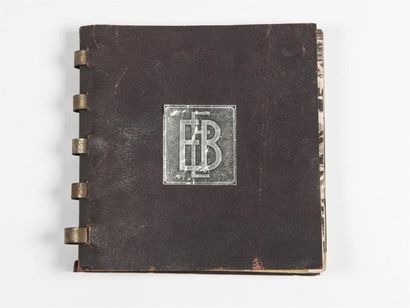 null BRANDT Edgar (1880-1960)
 Catalogue d'époque relié à spirale en métal chromé.
Couverture...