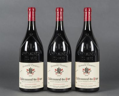 null 3 Mag CHATEAUNEUF DU PAPE Rouge Charvin 2010