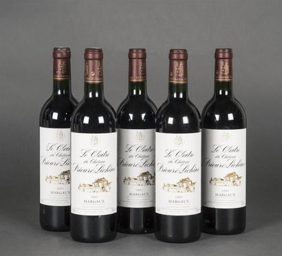 null 5 B LE CLOÎTRE DU CHÂTEAU PRIEURÉ LICHINE Margaux 2002