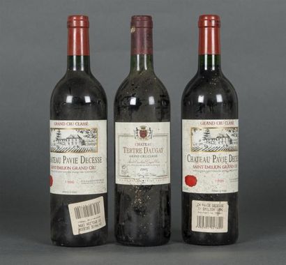 null 2 B CHÂTEAU PAVIE DECESSE (e.t.h.) GCC St Emilion 1996
1 B CHÂTEAU TERTRE DAUGAY...