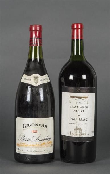 null 1 Mag PAUILLAC GRAND VIN DU PRÉLAT (H.E.+; e.t.h. légères) De Rothschild 1978
1...