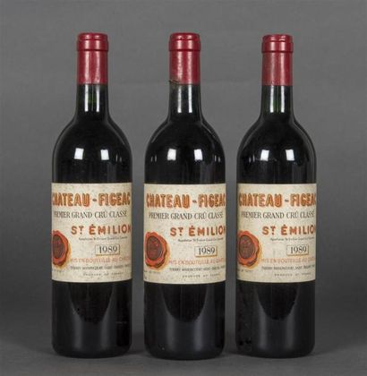 null 3 B CHÂTEAU FIGEAC (e.t.h; 1 c.l.a. bas de jupe) GCC1B St Emilion 1989