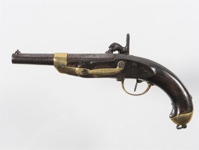 null Pistolet de cavalerie Modèle 1822 T Bis
Marquage effacé, vis du chien cassée,...