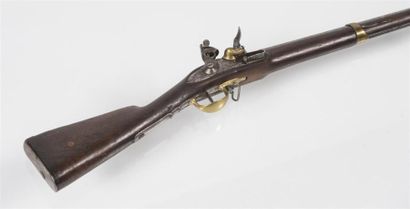 null Fusil de dragon modèle 1777 corrigé an XIII
Platine marquée manufacture impériale...