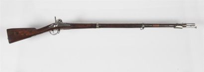 null Fusil d'infanterie modèle 1822 T bis
Platine marquée manufacture royale de Charleville
Fut...