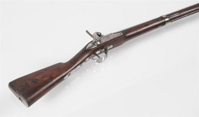 null Fusil d'infanterie modèle 1822 T bis
Platine marquée manufacture royale de Charleville
Fut...