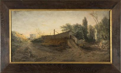 null Léon Victor DUPRÉ (1816-1879)
Le chemin creux
huile sur toile
48 x 91 cm
(Peintre...