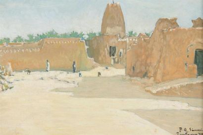 null Paolo Antoine SIMONI (1882-1960)
Timimoun (Algérie)
Huile sur panneau, daté...