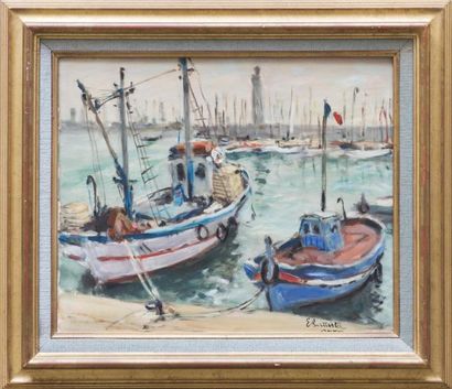 null Eric BATTISTA
Port de Sète
Huile sur isorel
38 x 46 cm