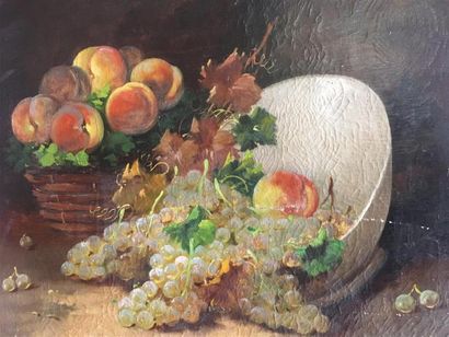 null LARTIGAU
Nature morte au fruits
Huile sur toile
50 x 66 cm
(manques et rest...