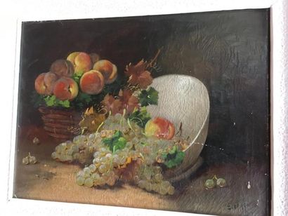 null LARTIGAU
Nature morte au fruits
Huile sur toile
50 x 66 cm
(manques et rest...