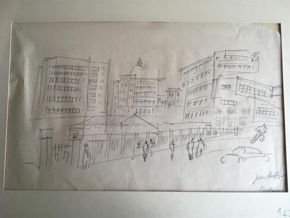 null Jean DUFY (1888-1964)
Casablanca
Dessin, crayon sur papier
Situé en bas à droite...