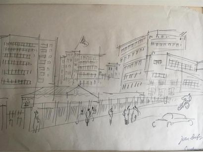 null Jean DUFY (1888-1964)
Casablanca
Dessin, crayon sur papier
Situé en bas à droite...