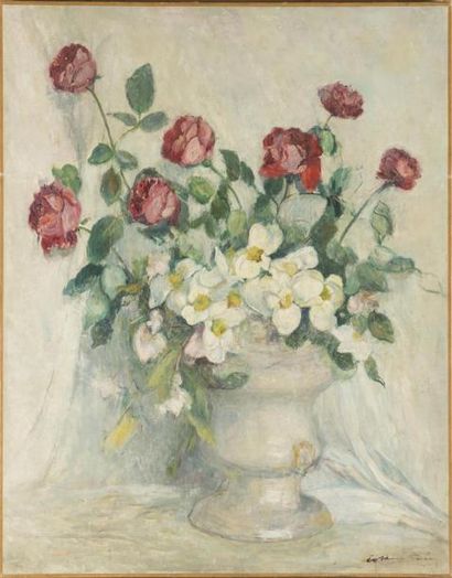 null Othon FRIESZ (1879-1949)
Bouquet de fleurs
huile sur toile, signée en bas à...